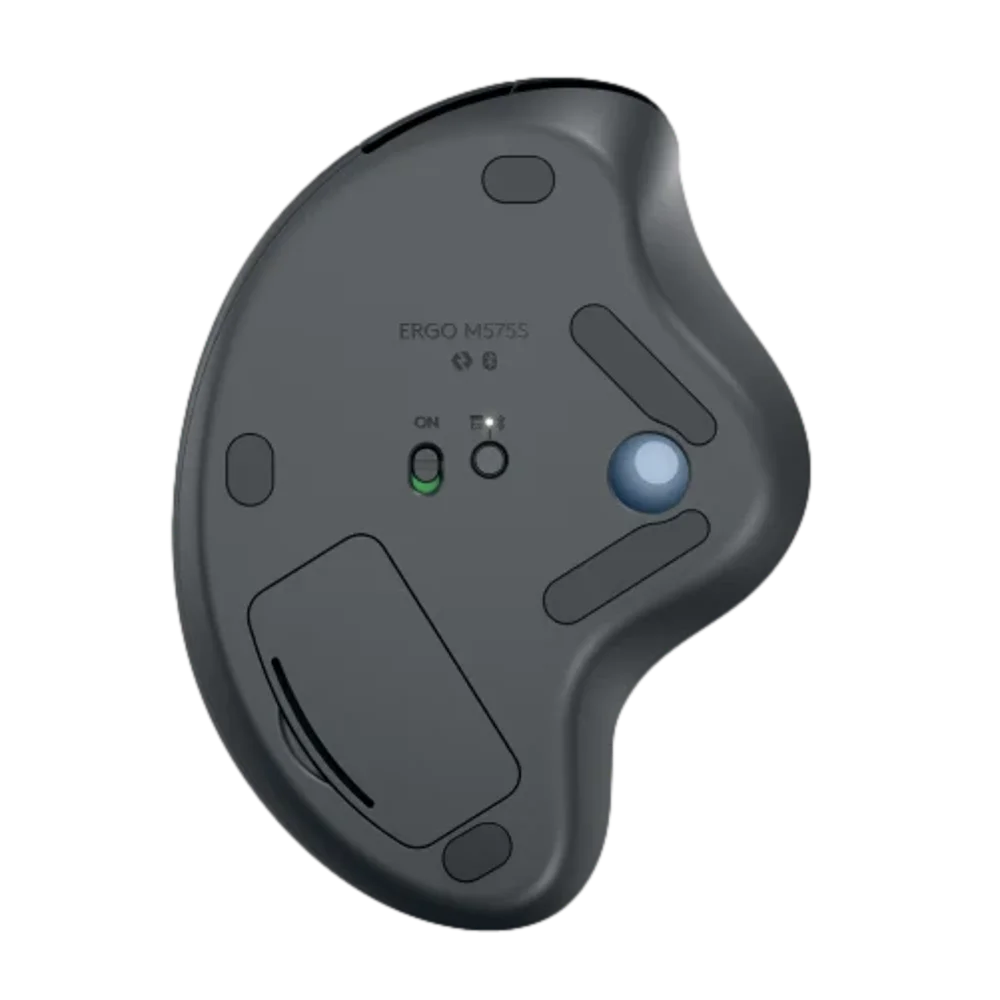  עכבר ארגונומי בצבע גרפיט LOGITECH ERGO M575S WIRELESS TRACKBALL 