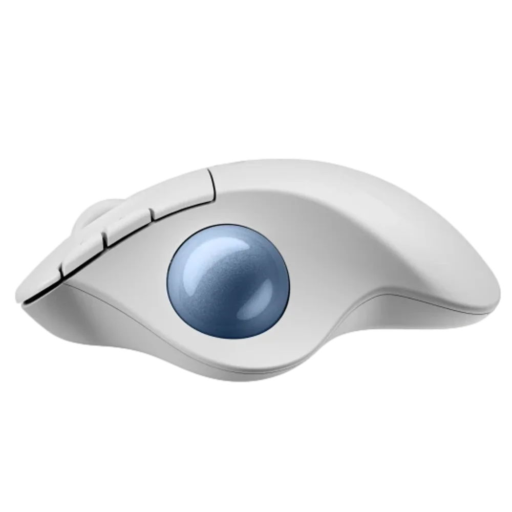  עכבר ארגונומי בצבע אופווייט LOGITECH ERGO M575S WIRELESS TRACKBALL 