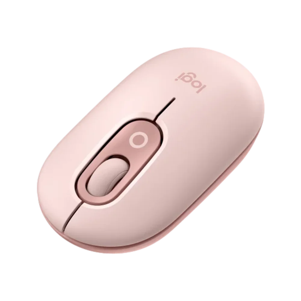  עכבר אלחוטי בצבע ורוד LOGITECH POP EMOJI 