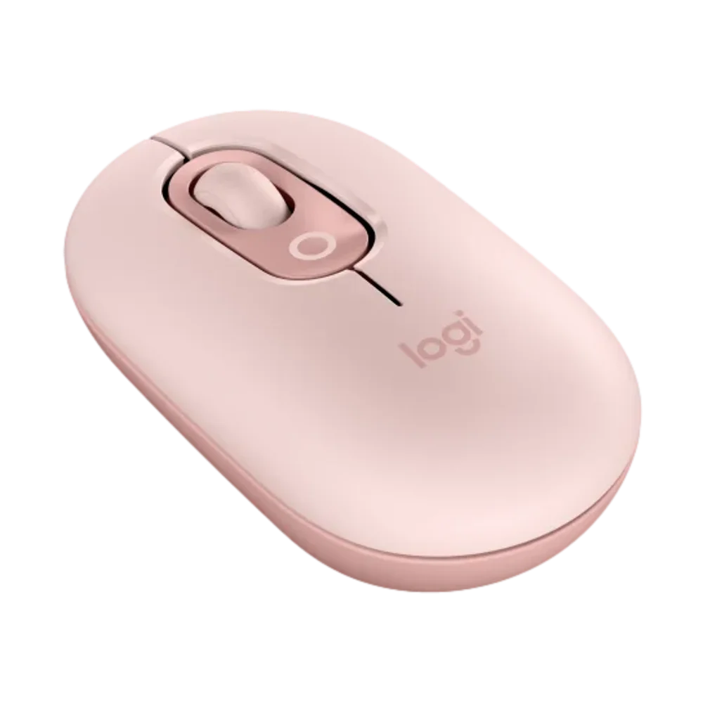  עכבר אלחוטי בצבע ורוד LOGITECH POP EMOJI 