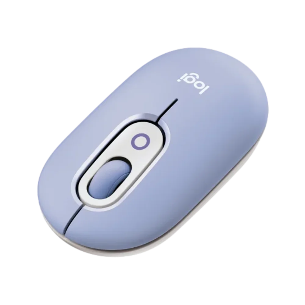  עכבר אלחוטי בצבע לילך LOGITECH POP EMOJI 