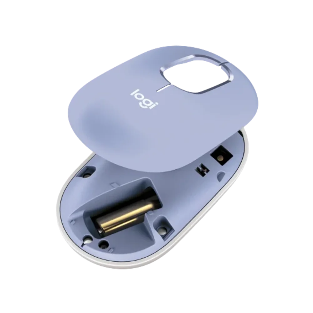  עכבר אלחוטי בצבע לילך LOGITECH POP EMOJI 