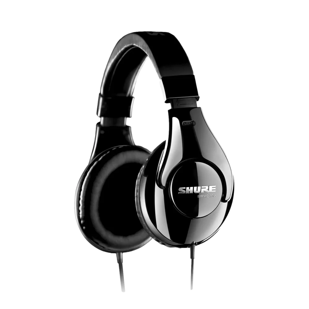  אוזניות SRH240A-איכות שמע מקצועית מבית SHURE 