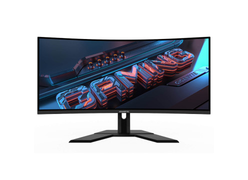  מסך מחשב קעור לגיימינג GIGABYTE 34" VA QHD 180HZ 1MS 1500R 