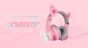  Edifier G5BT Hi-Res Gaming Headset - Cat Version (Pink) 