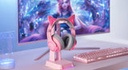  Edifier G5BT Hi-Res Gaming Headset - Cat Version (Pink) 