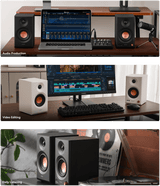 רמקול Edifier MR3 - Bluetooth Monitor Speaker (white) 