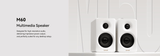 רמקול EDIFIER M60 - DT Bluetooth Bookshelf Speaker HiRes (white) 