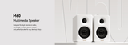 רמקול EDIFIER M60 - DT Bluetooth Bookshelf Speaker HiRes (white) 