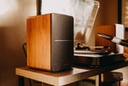 רמקול Edifier R1280DB - Powerful Bookshelf Speakers(white silver) 