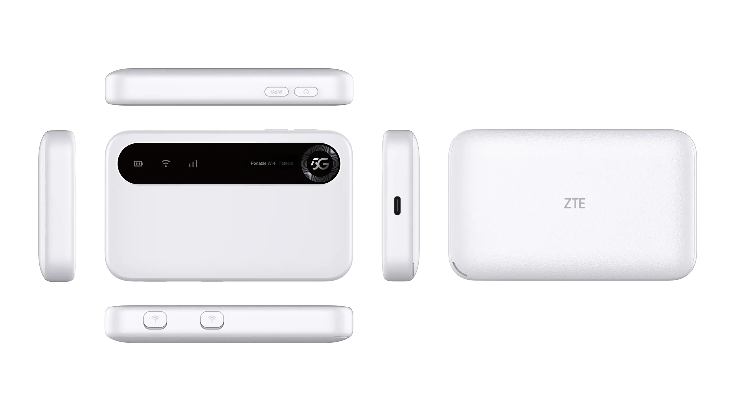  נתב סלולרי נייד 5G עם סוללה ZTE U50 TYPE-C WI-FI6 