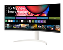 מסך מחשב קעור LG MyView Smart 34SR65QC-W