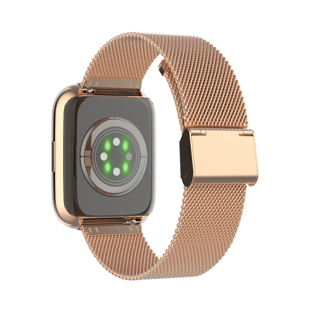  שעון חכם FITPRO S4 - בצבע זהב -rose-gold, השותף המושלם לסגנון חיים פעיל, בריא ומלא בסטייל! 