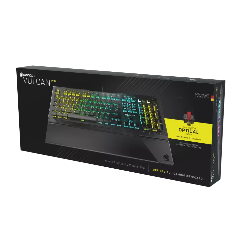  מקלדת שחורה ROCCAT VULCAN PRO RedS 