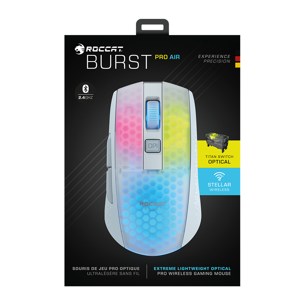  עכבר גיימינג ROCCAT BURST PRO AIR – לבן 