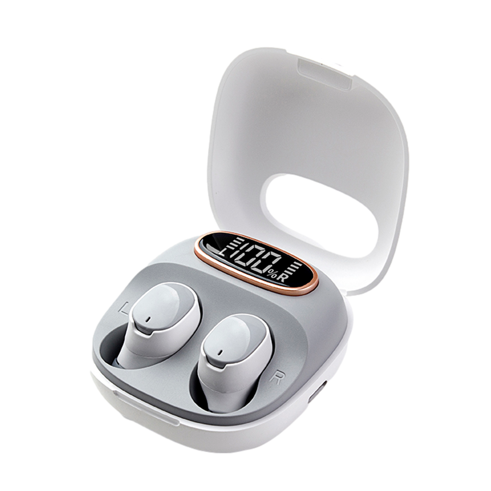  אוזניות אלחוטיות נטענות מבית MIRACASE דגם TRUE WIRELESS EARBUDS MTWS120 בצבע לבן 