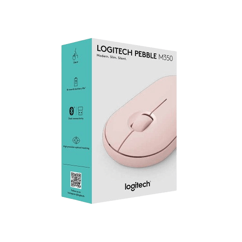  עכבר אלחוטי Logitech M350 ורוד 