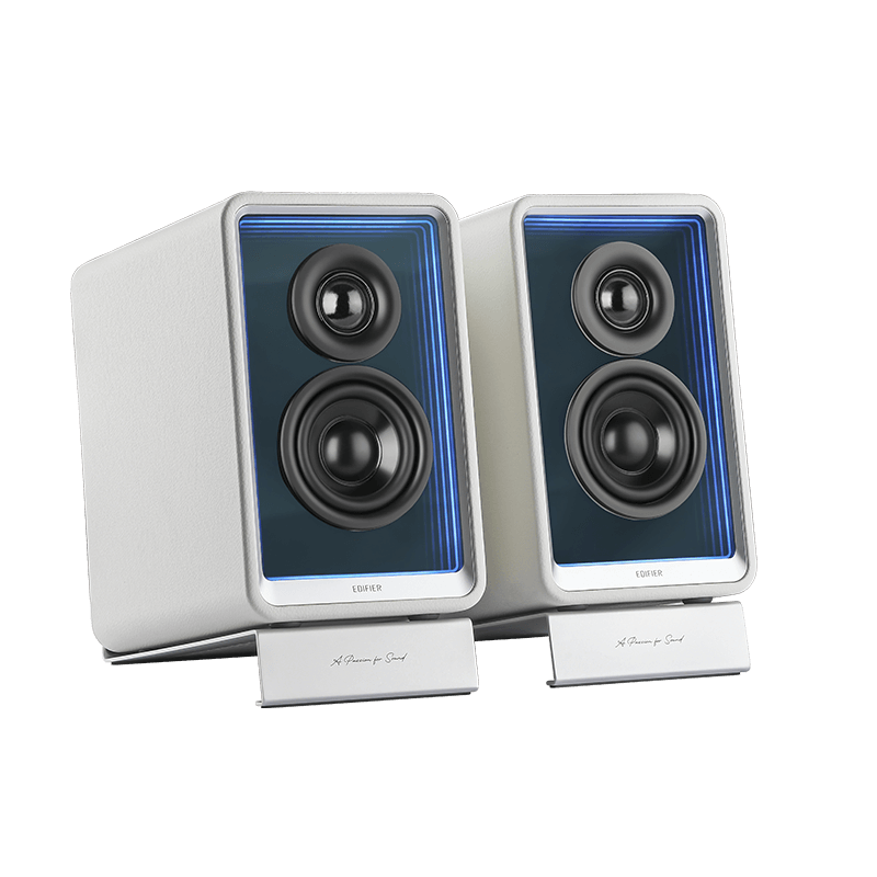רמקול Edifier QR65 Active Monitor Spkr with 65W GaN Chrgr(white) 