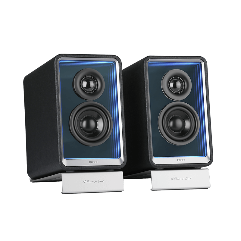 רמקול Edifier QR65 Active Monitor Spkr with 65W GaN Chrgr(black) 