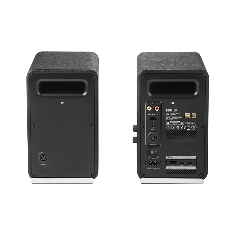 רמקול Edifier QR65 Active Monitor Spkr with 65W GaN Chrgr(black) 