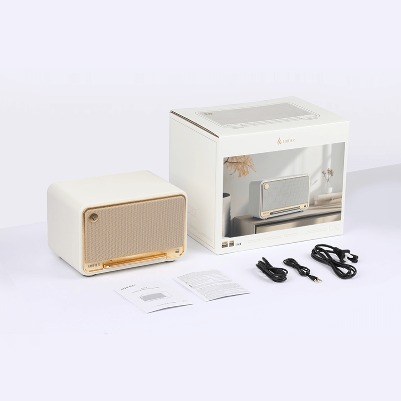 רמקול Edifier D32 - Tabletop Wireless Speaker (white) 