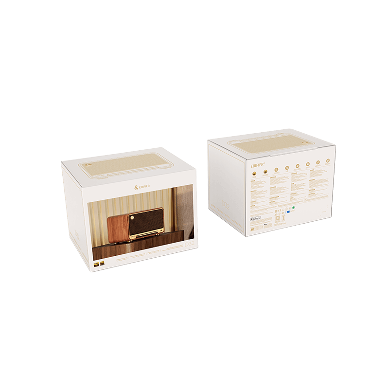 רמקול Edifier D32 - Tabletop Wireless Speaker (brown) 