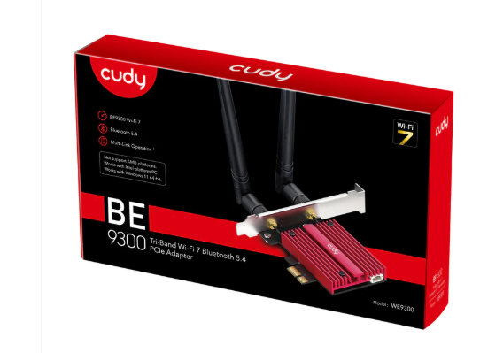  Cudy BE9300 Wi-Fi 7 PCI Express Adapter WE9300 