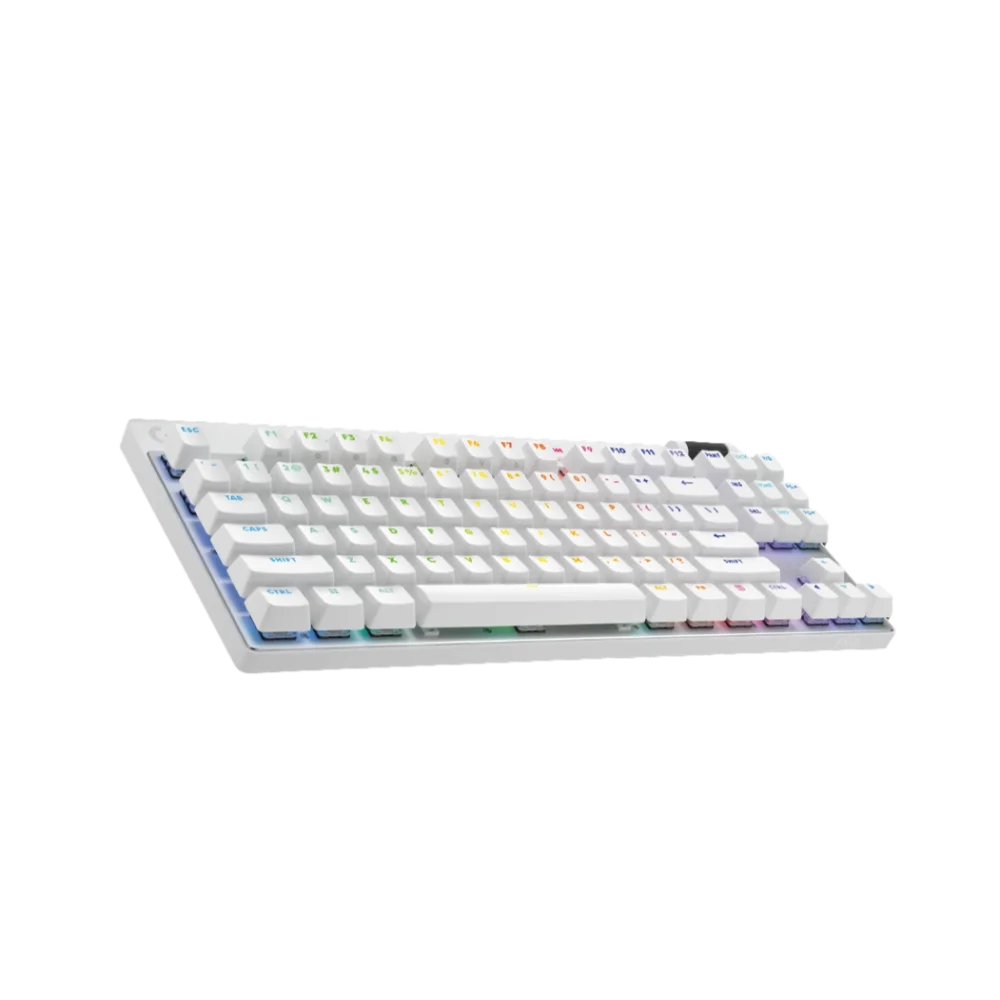  מקלדת גיימינג חוטית PRO X TKL RAPID בצבע לבן מבית LOGITECH 