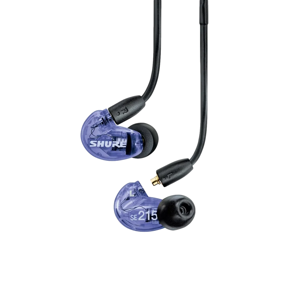  אוזניות IN-EAR מקצועיות עם טכנולוגיית סינון רעשים דגם SE215 מבית SHURE 
