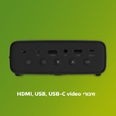  מקרן כיס אלחוטי רזולוציה 480 HDMI Android TV PHILIPS PicoPix Micro2TV 