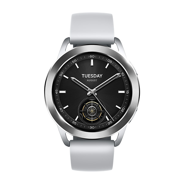  שעון ספורט חכם שיאומי דגם Xiaomi Watch S3 בצבע כסף 