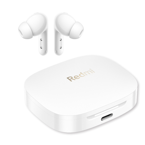  אוזניות TWS שיאומי דגם Redmi Buds 6 בצבע לבן 