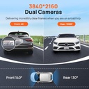  מצלמת רכב 4K חכמה דו-כיוונית 70mai Dash Cam A800S-1 