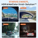  מצלמת רכב חכמה דו-כיוונית 70mai Dash Cam A510-1 