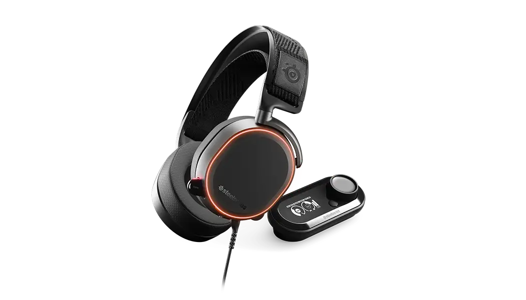  אוזניות גיימינג SteelSeries Arctis Pro + GameDAC – אודיו Hi-Res, צליל סראונד מותאם אישית Arctis Pro Plus GameDac 