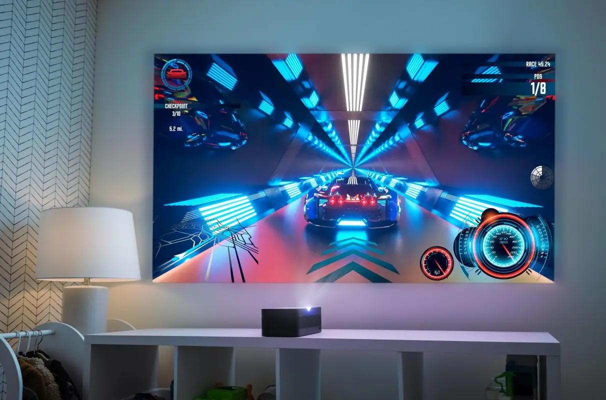  מקרן קירבה לקולנוע ביתי עד 120″ LED 1080P FullHd PHILIPS Screeneo-U4 
