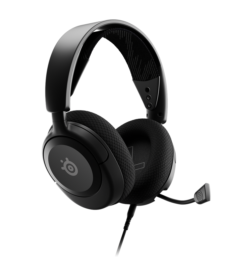  אוזניות גיימינג חוטיות SteelSeries Arctis Nova 1 – סאונד 360°, מיקרופון מובנה ונוחות לשעות משחק 