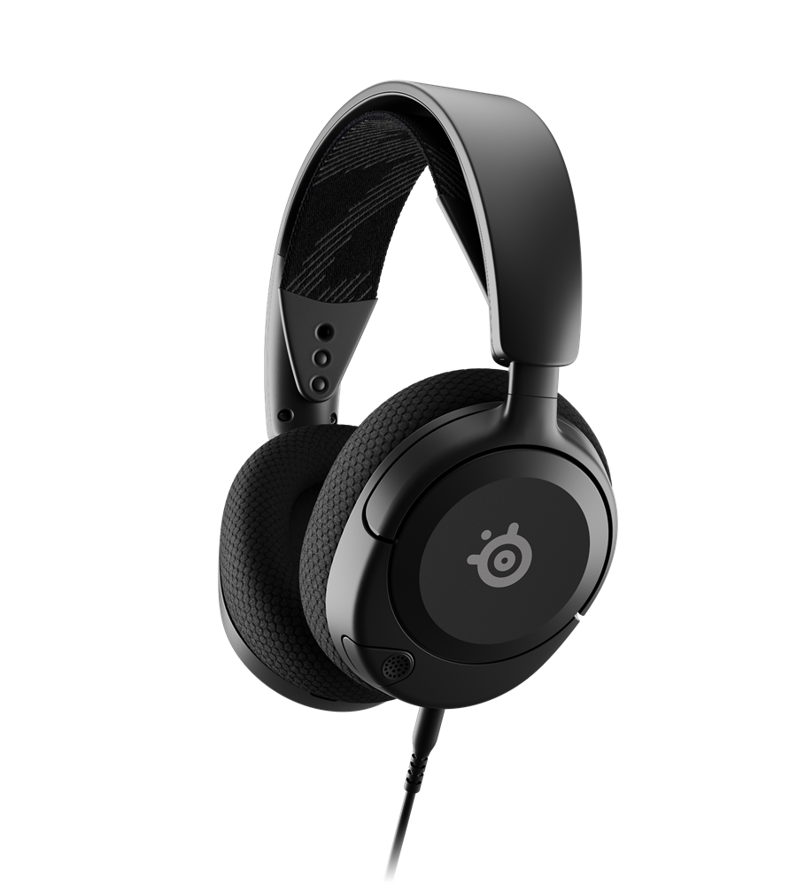  אוזניות גיימינג חוטיות SteelSeries Arctis Nova 1 – סאונד 360°, מיקרופון מובנה ונוחות לשעות משחק 