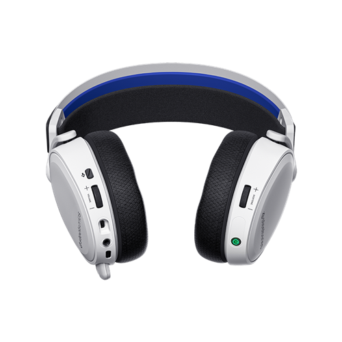  אוזניות גיימינג אלחוטיות עם מיקרופון SteelSeries Arctis 7P+ DTS 7.1 מתאים ל-PlayStation צבע לבן Arctis7P+ White 