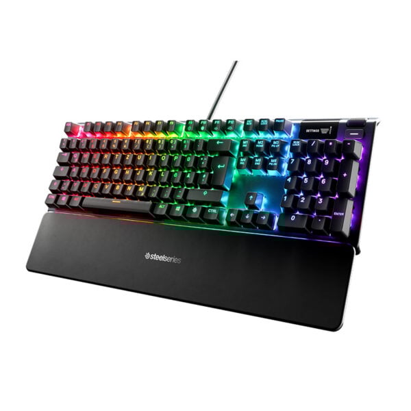  מקלדת גיימינג היברידית מכאנית Apex 5 US LED Steelseries Apex-5-US 