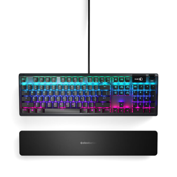  מקלדת גיימינג היברידית מכאנית Apex 5 US LED Steelseries Apex-5-US 