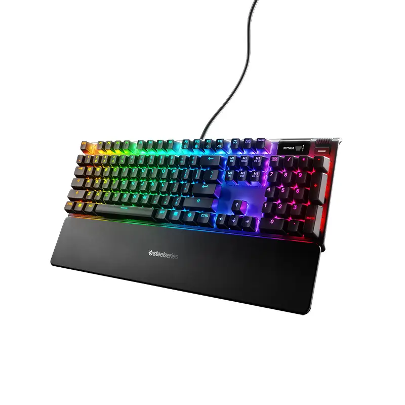  מקלדת גיימינג מכנית עם מסך OLED חכם Apex 7 Red Switch SteelSeries 