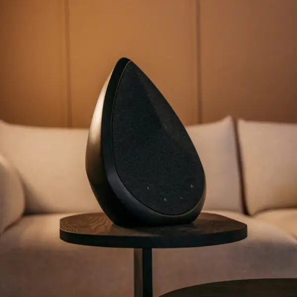  רמקול עוצמתי מעוצב אלחוטי Pantheone Obsidian Obsidian WiFi Home Speaker 