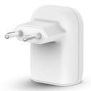  מטען קיר כפול Belkin Boost Charge Wall Charger 32W צבע לבן Belkin Wall Charger 