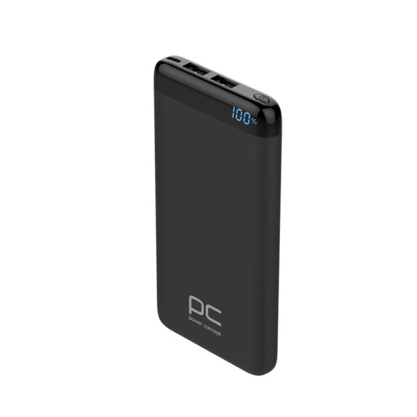  מטען נייד בעל שתי יציאות וצג לד i910 