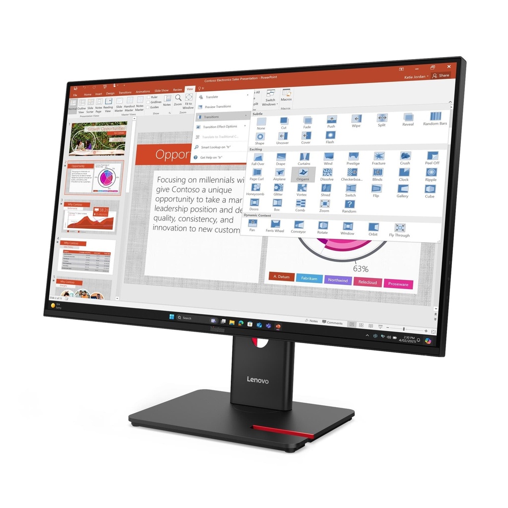  LENOVO T27-40 | IPS 1920x1080 | USB Port | 3Y 64A5MAT6IS 