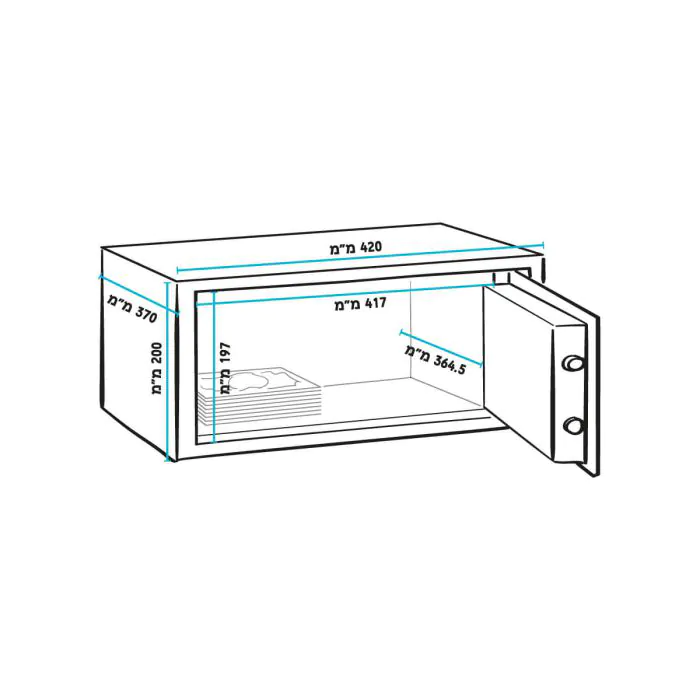  כספת דיגיטלית 420*370*200 TOSA20UM 