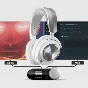  אוזניות גיימינג אלחוטיות Steelseries ARCTIS NOVA PRO Xbox עם מיקרופון Arctis Nova Pro WL Xbox White 