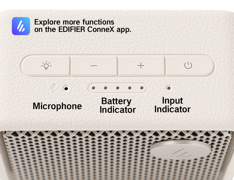 רמקול Edifier ES20 - Portable Bluetooth Speaker Ivory EDF286009i 
