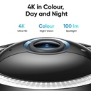  מצלמת אבטחת חוץ 4K סלולרית (4G) eufy 4G LTE Security Cam S330 